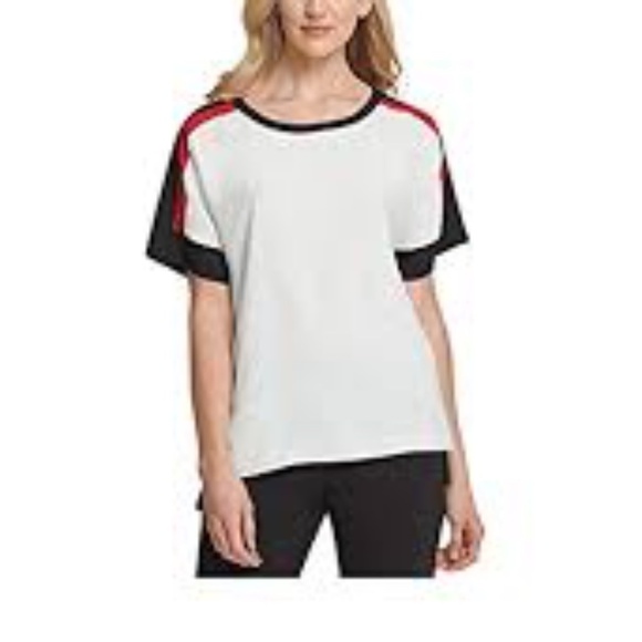 DKNY Colorblocked Top NWOT - Picture 1 of 10